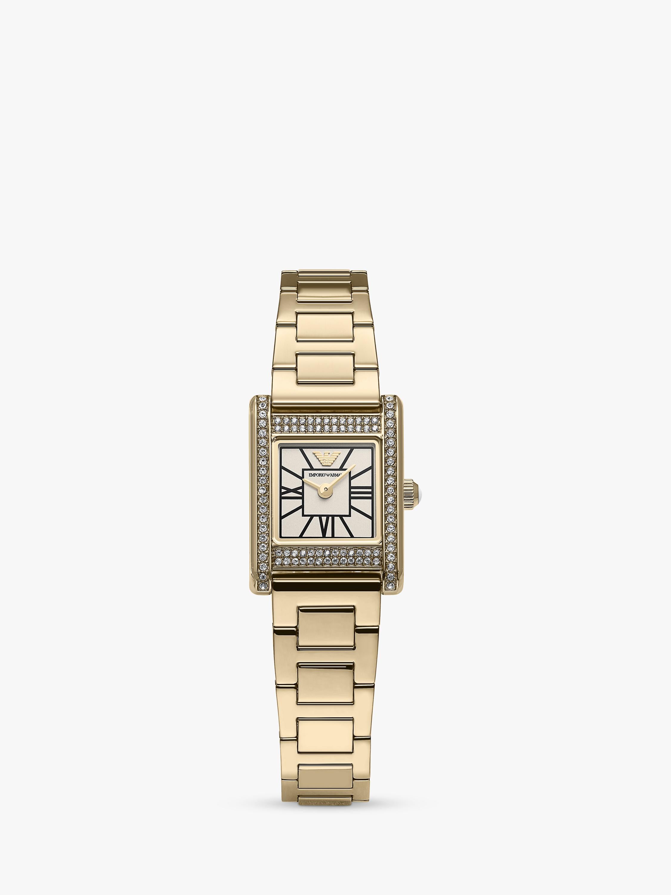 Emporio Armani women's watch gold-tone 20x26mm, imported from the UK