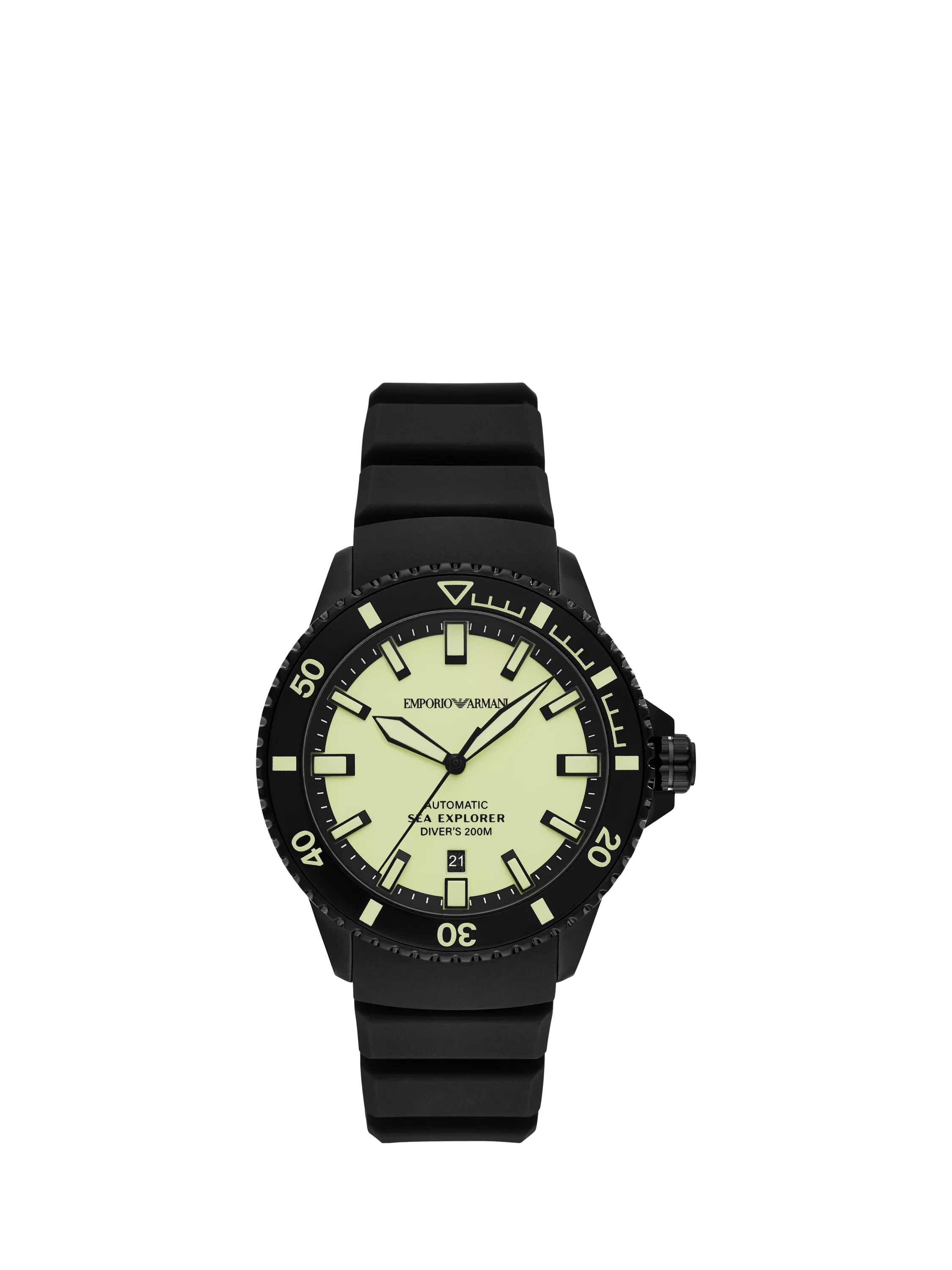 Emporio Armani Sea Explorer automatic diver watch 42.5mm (British brand)