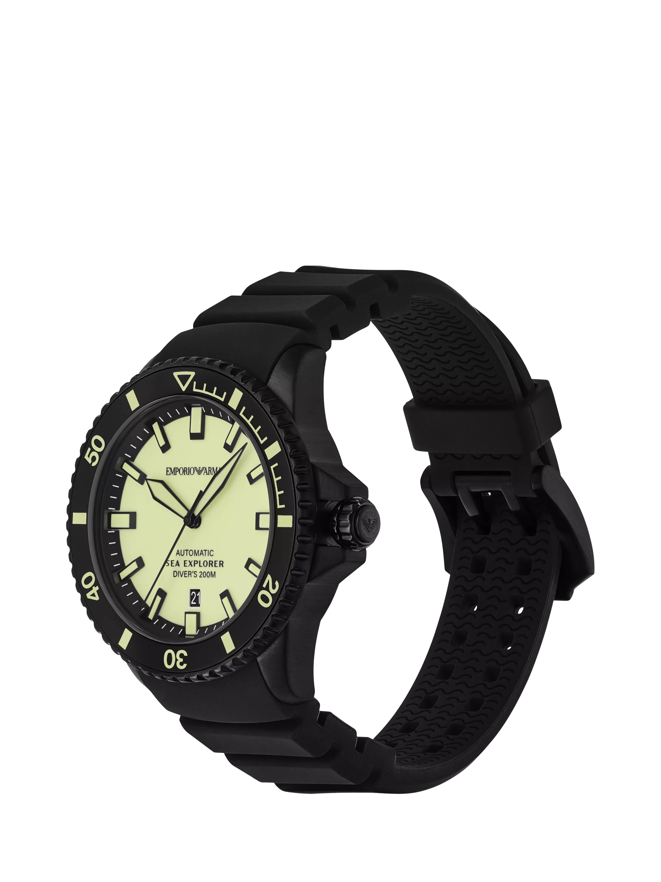 Emporio Armani Sea Explorer automatic diver watch 42.5mm (British brand)