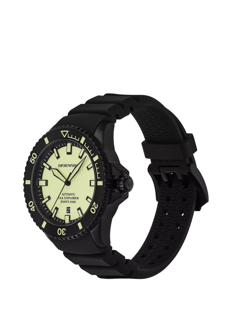 Emporio Armani Sea Explorer automatic diver watch 42.5mm (British brand)