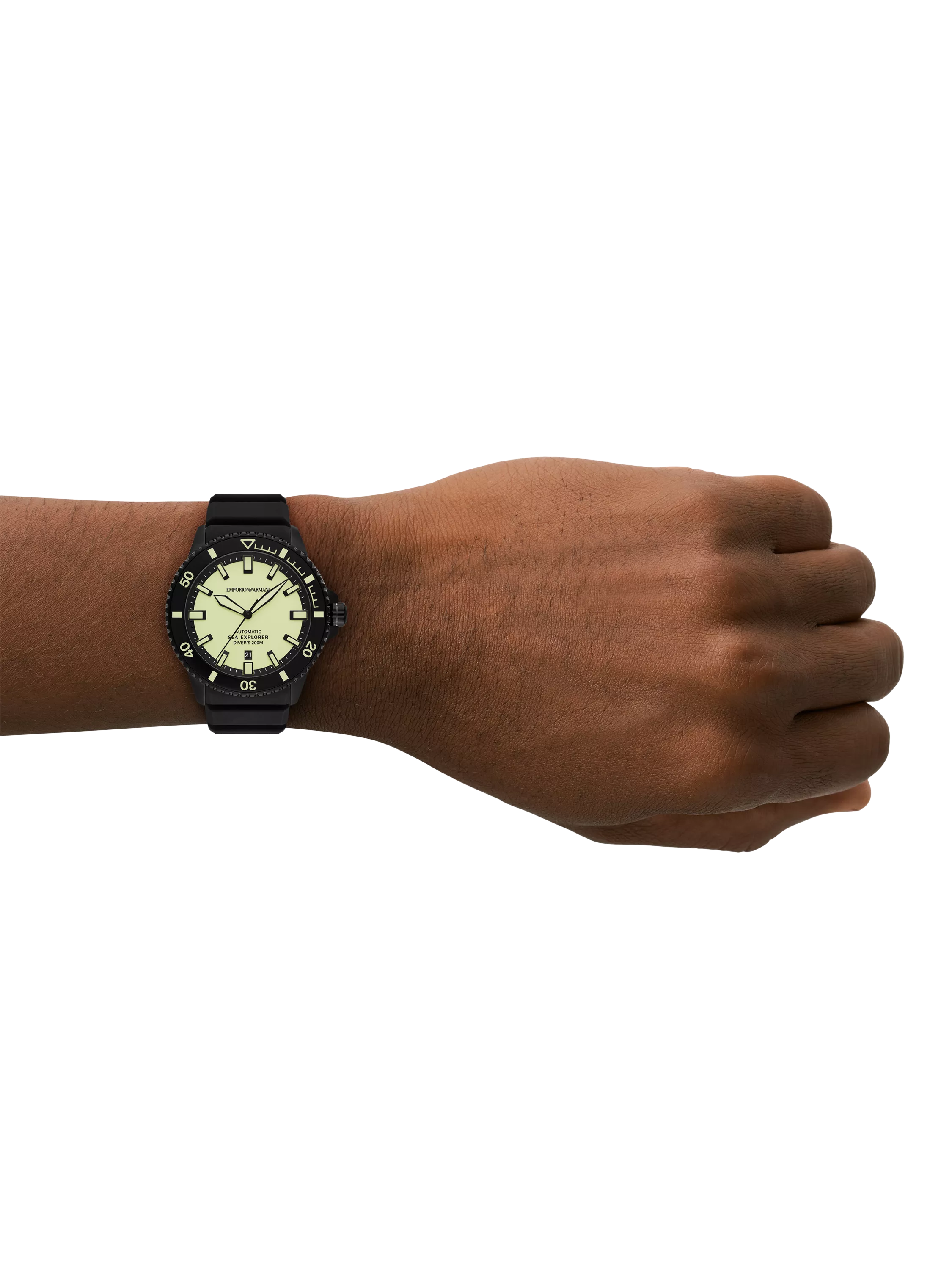Emporio Armani Sea Explorer automatic diver watch 42.5mm (British brand)