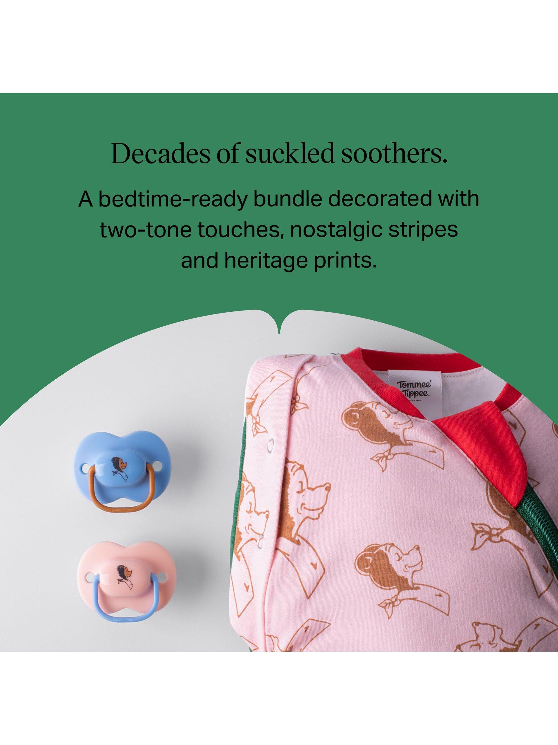 Tommee Tippee soother and swaddle gift set, imported from the UK