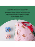 Tommee Tippee soother and swaddle gift set, imported from the UK