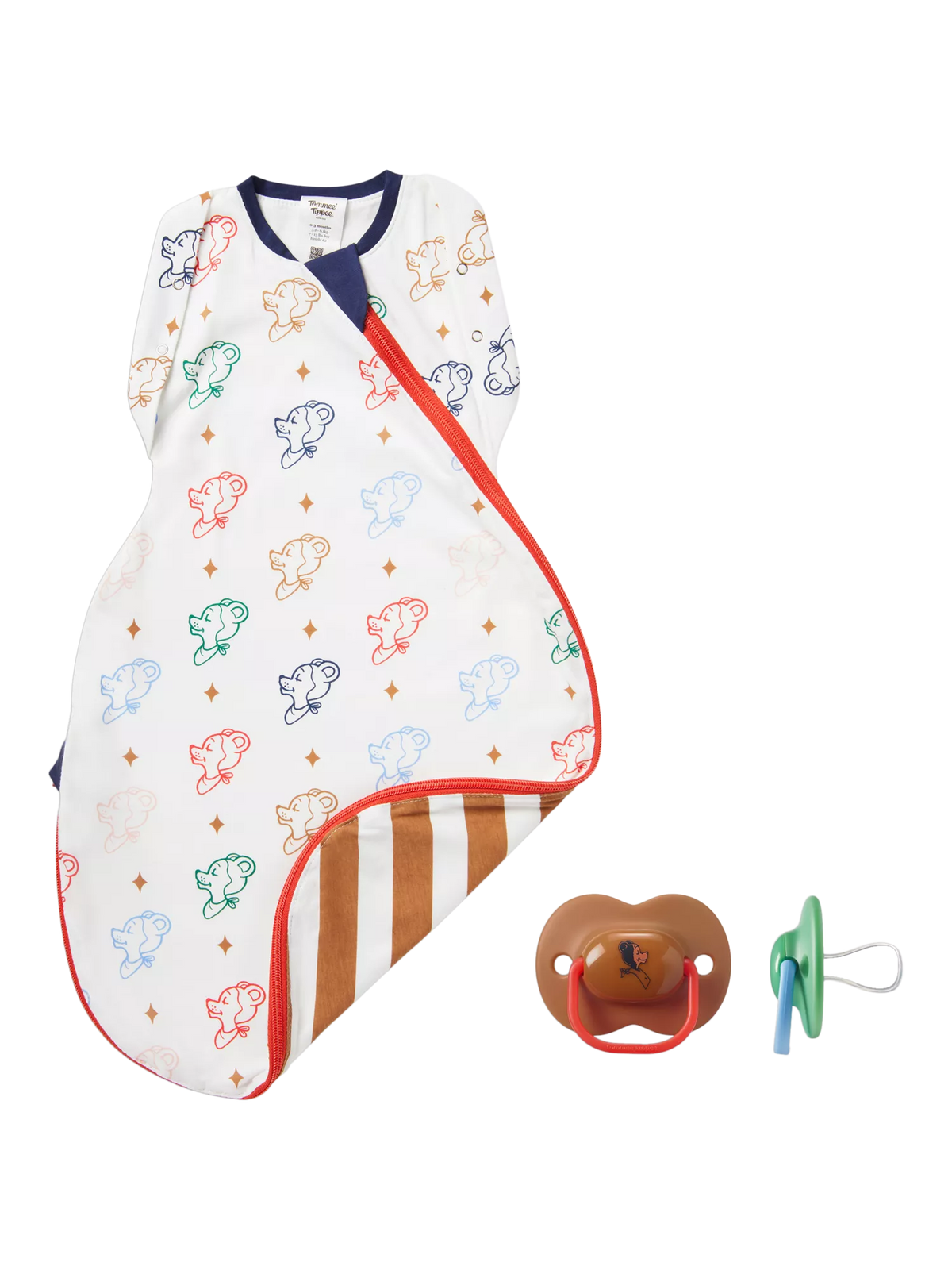 Tommee Tippee Heritage baby gift set soother and swaddle, imported from the UK