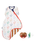 Tommee Tippee Heritage baby gift set soother and swaddle, imported from the UK