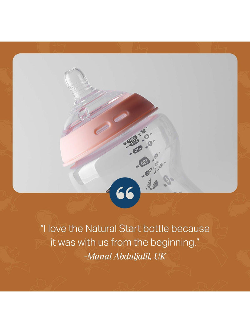 Tommee Tippee Heritage pink feeding gift set (British brand)