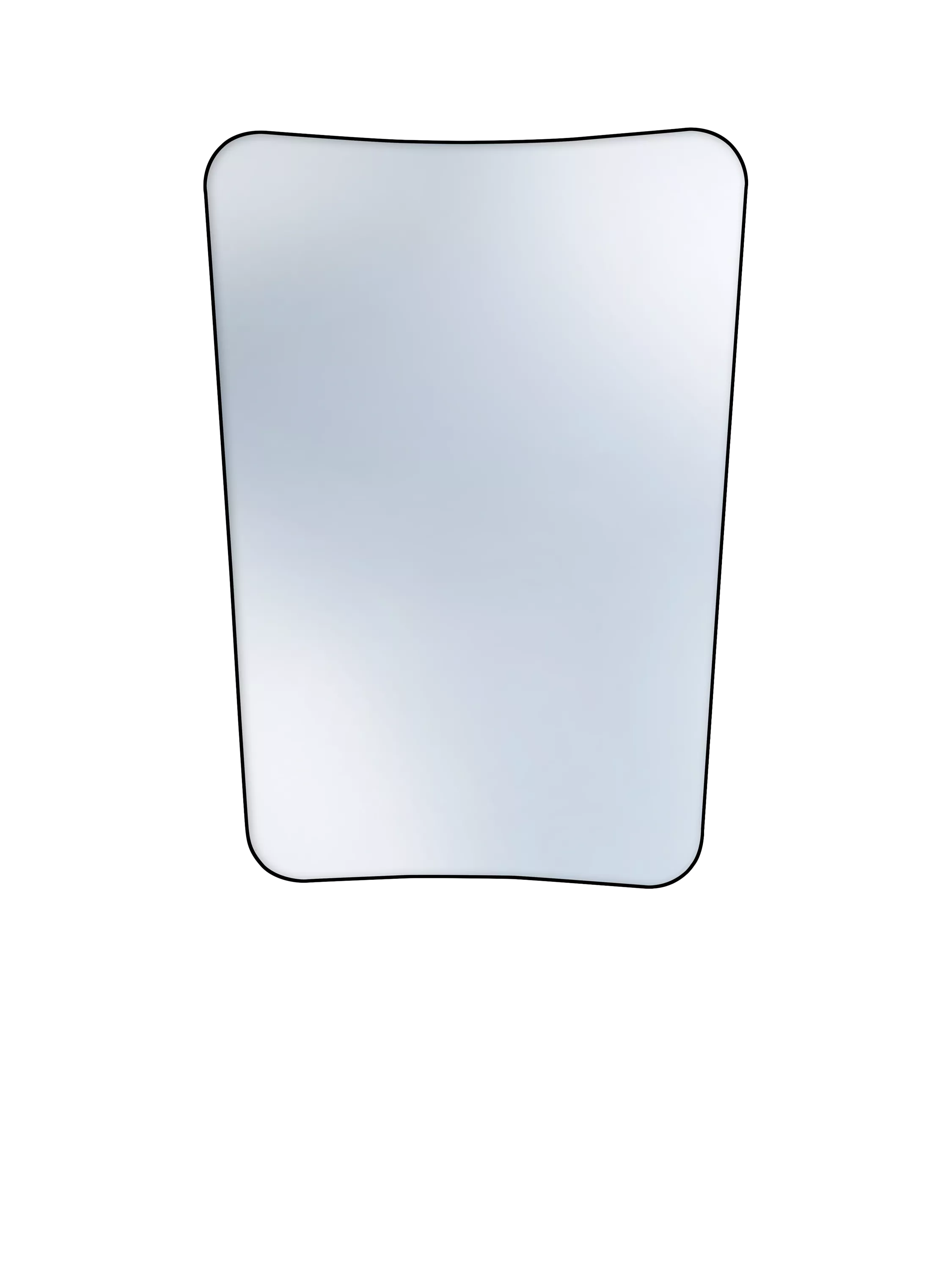 hib. Fusion Classic Rectangular Bathroom Mirror 70x50cm