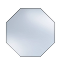 hib. octagon bathroom mirror Fusion brass effect 50x50cm - British product