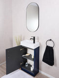hib Fusion Pill bathroom mirror 40cm, imported from the UK