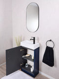 hib Fusion Pill bathroom mirror 40cm, imported from the UK