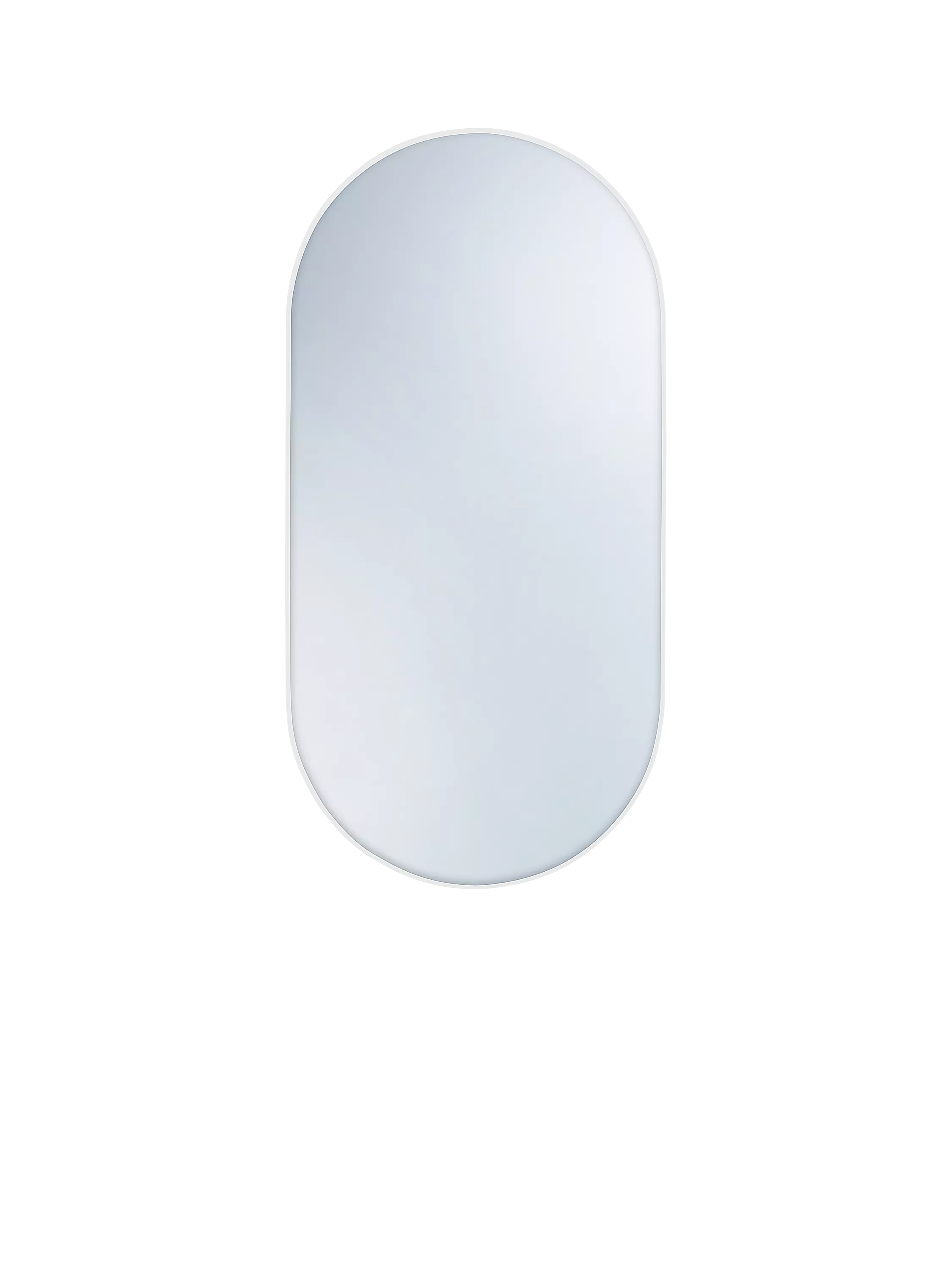 hib. Fusion Pill 40 Bathroom Mirror, White