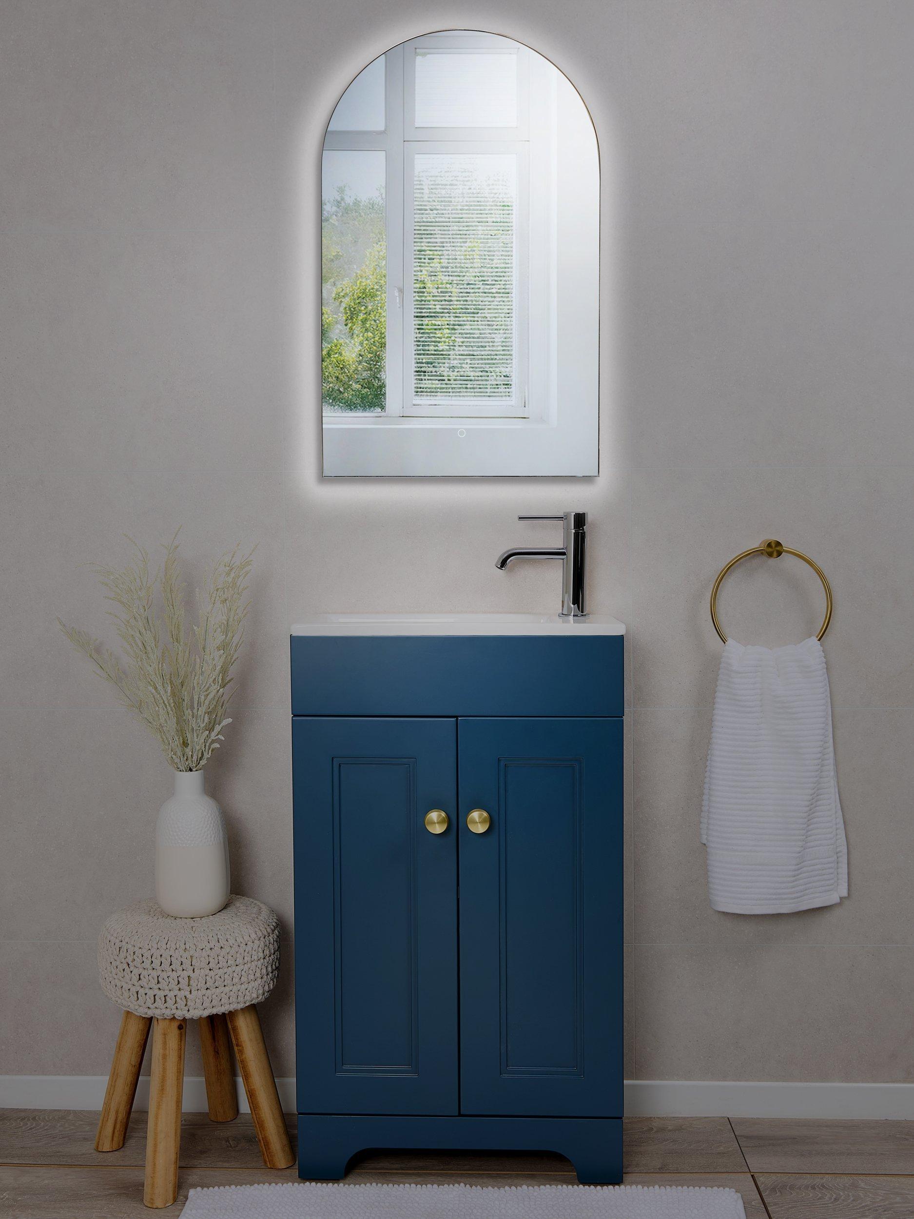 John Lewis Halo Arch illuminated bathroom mirror 80x50cm, UK version