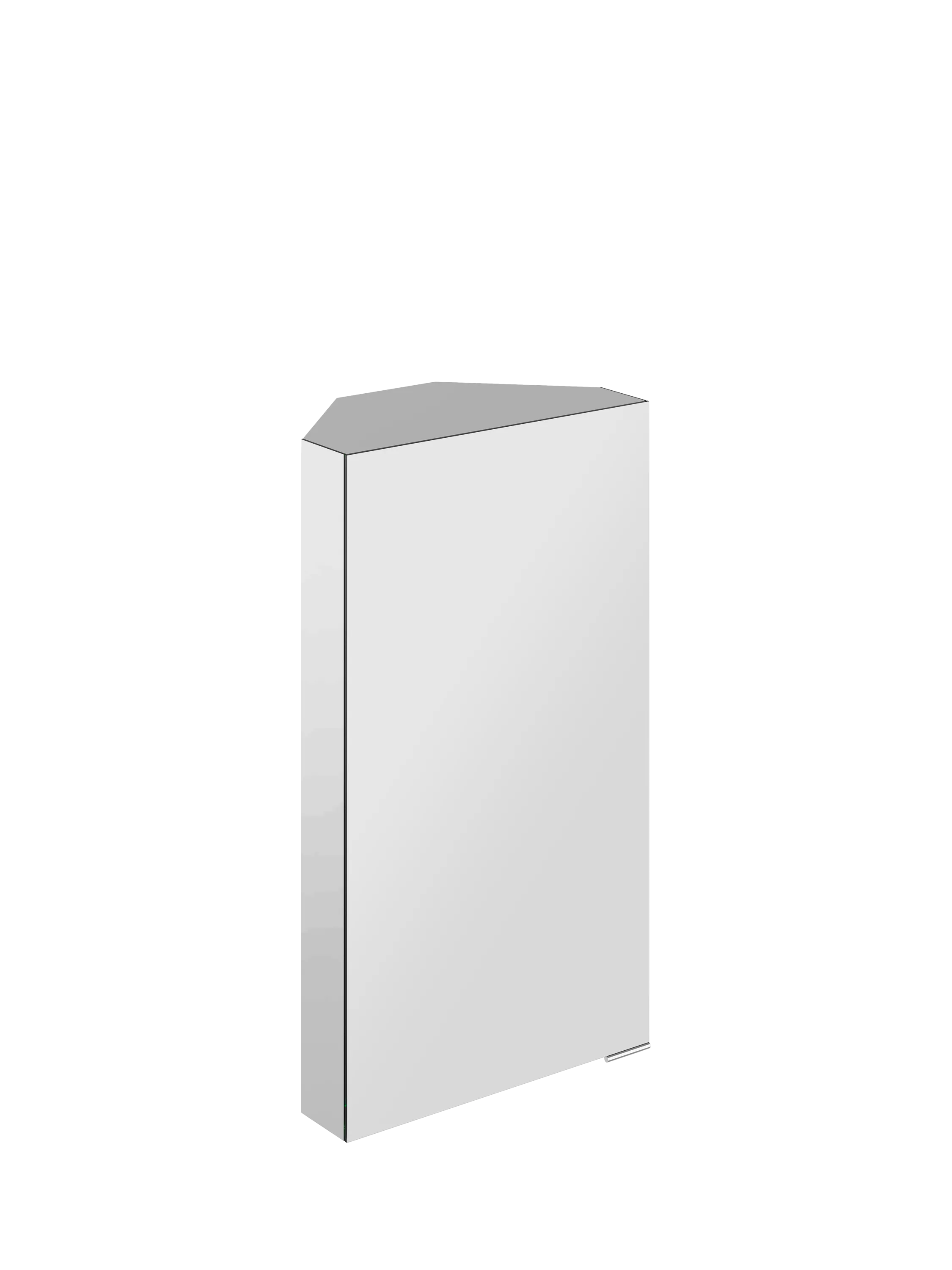 hib. mirrored corner cabinet soft-close hinges shelves - British product