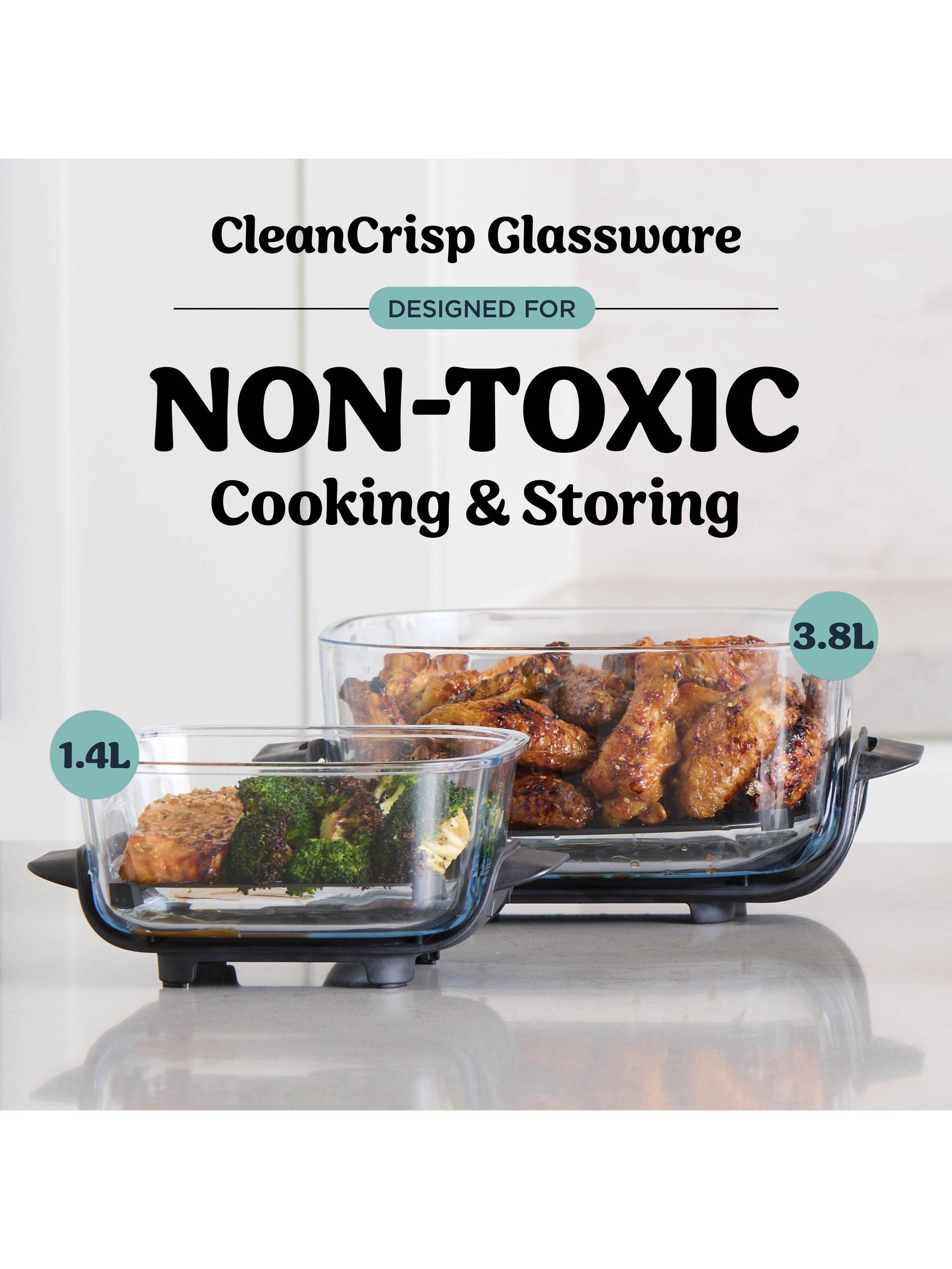 Ninja CRISPi portable air fryer glassware 4.5L, imported from the UK