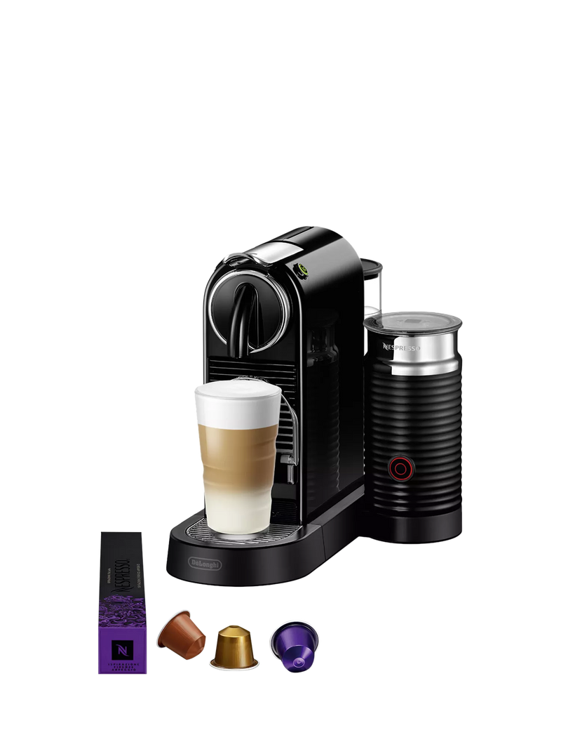Nespresso CitiZ coffee pod machine with Aeroccino frother, imported from the UK