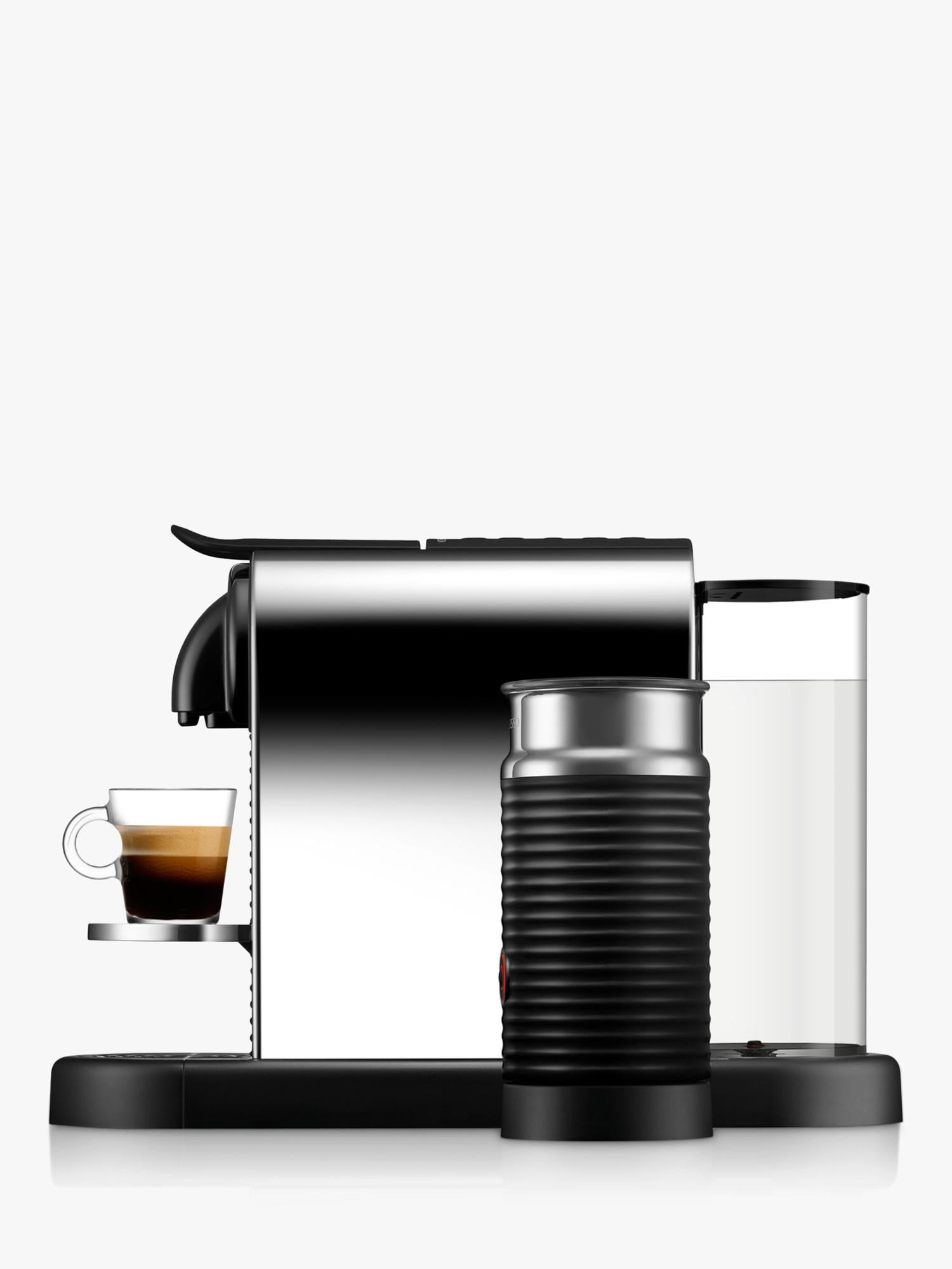 Nespresso CitiZ Platinum coffee machine with Aeroccino (British brand)