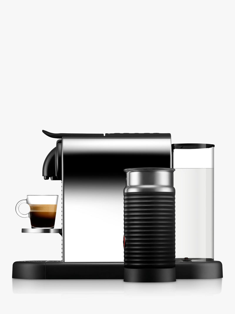 Nespresso CitiZ Platinum coffee machine with Aeroccino (British brand)