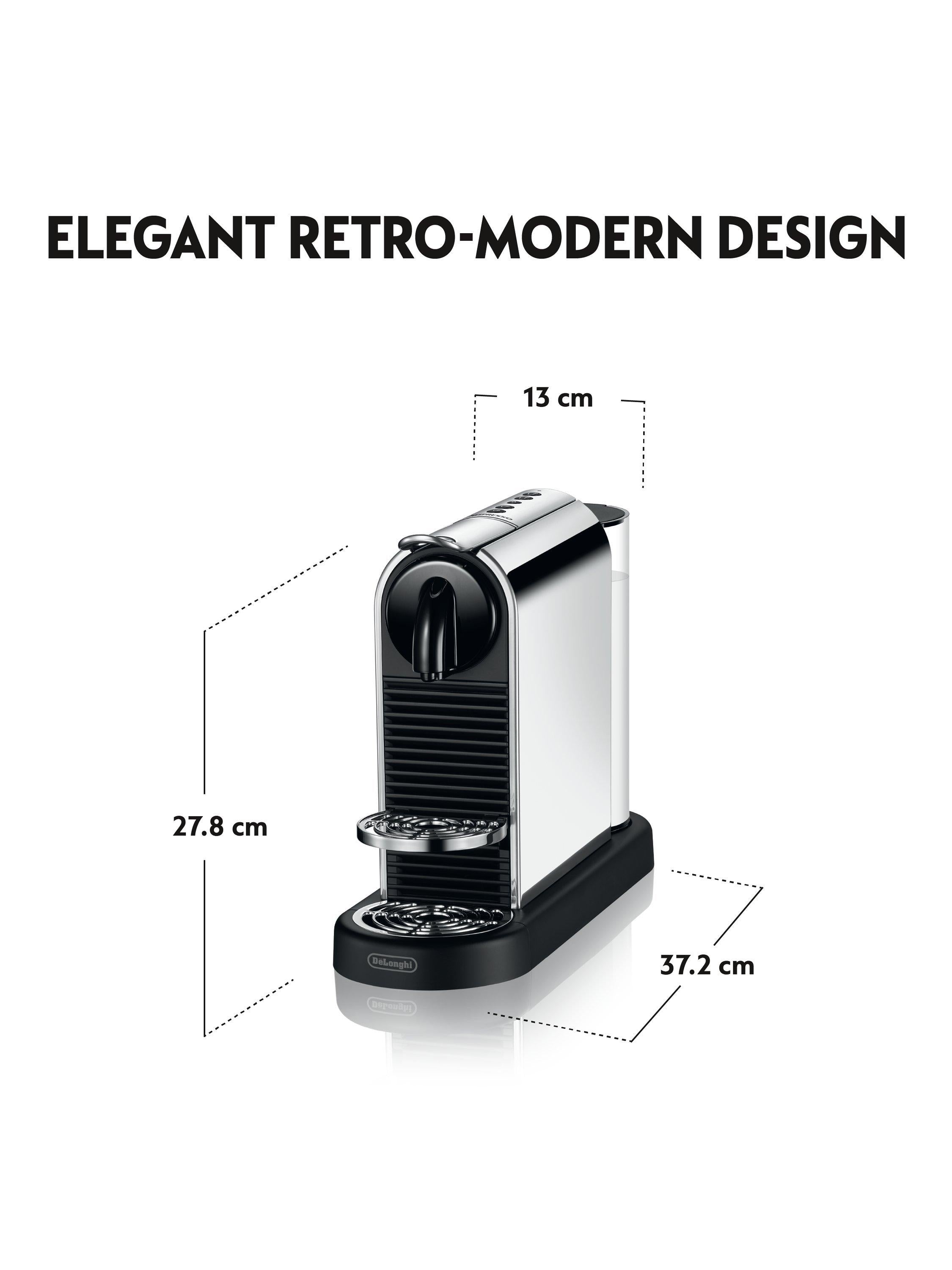 Nespresso CitiZ Platinum coffee pod machine - British product