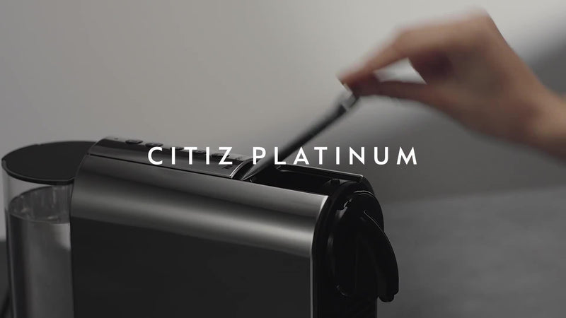 Nespresso CitiZ Platinum coffee pod machine - British product