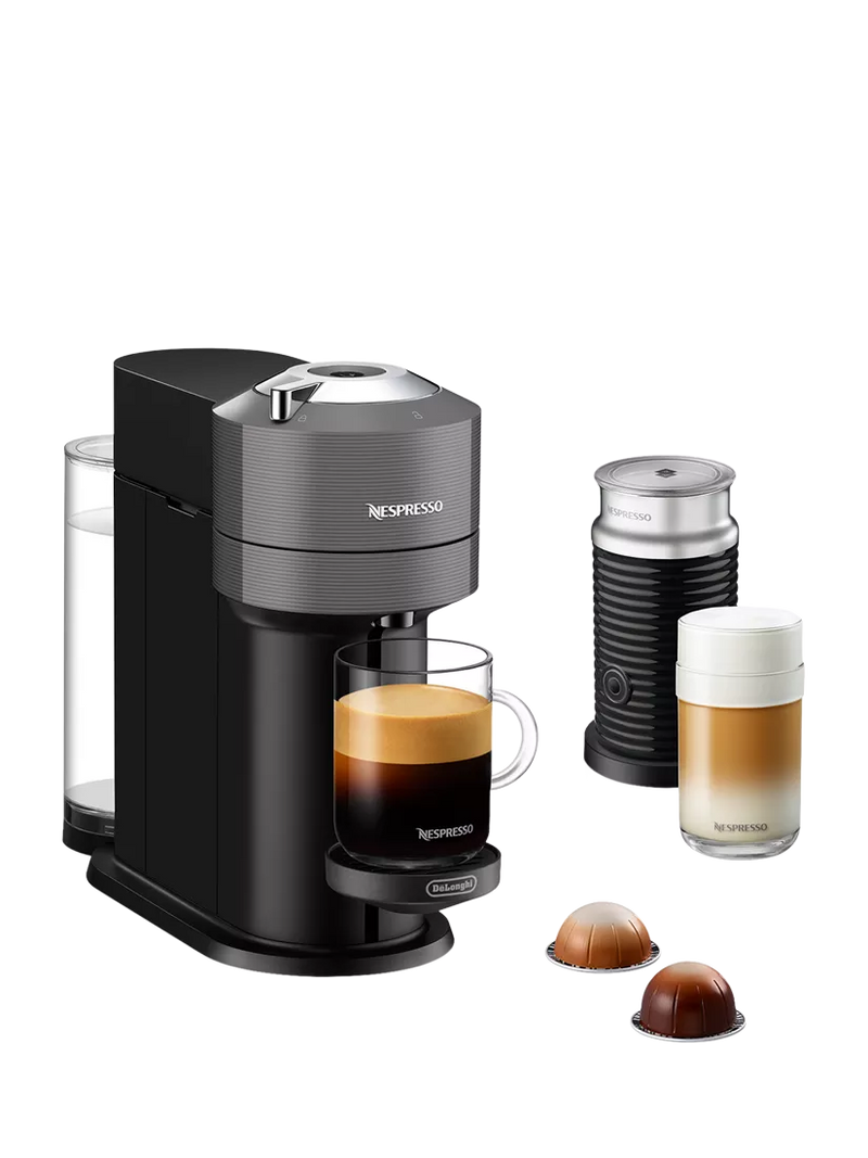 Nespresso Vertuo Next coffee machine with Aeroccino frother (British brand)