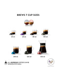 Nespresso Vertuo Next coffee machine with Aeroccino frother (British brand)