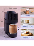 Nespresso Vertuo Pop coffee machine black, imported from the UK