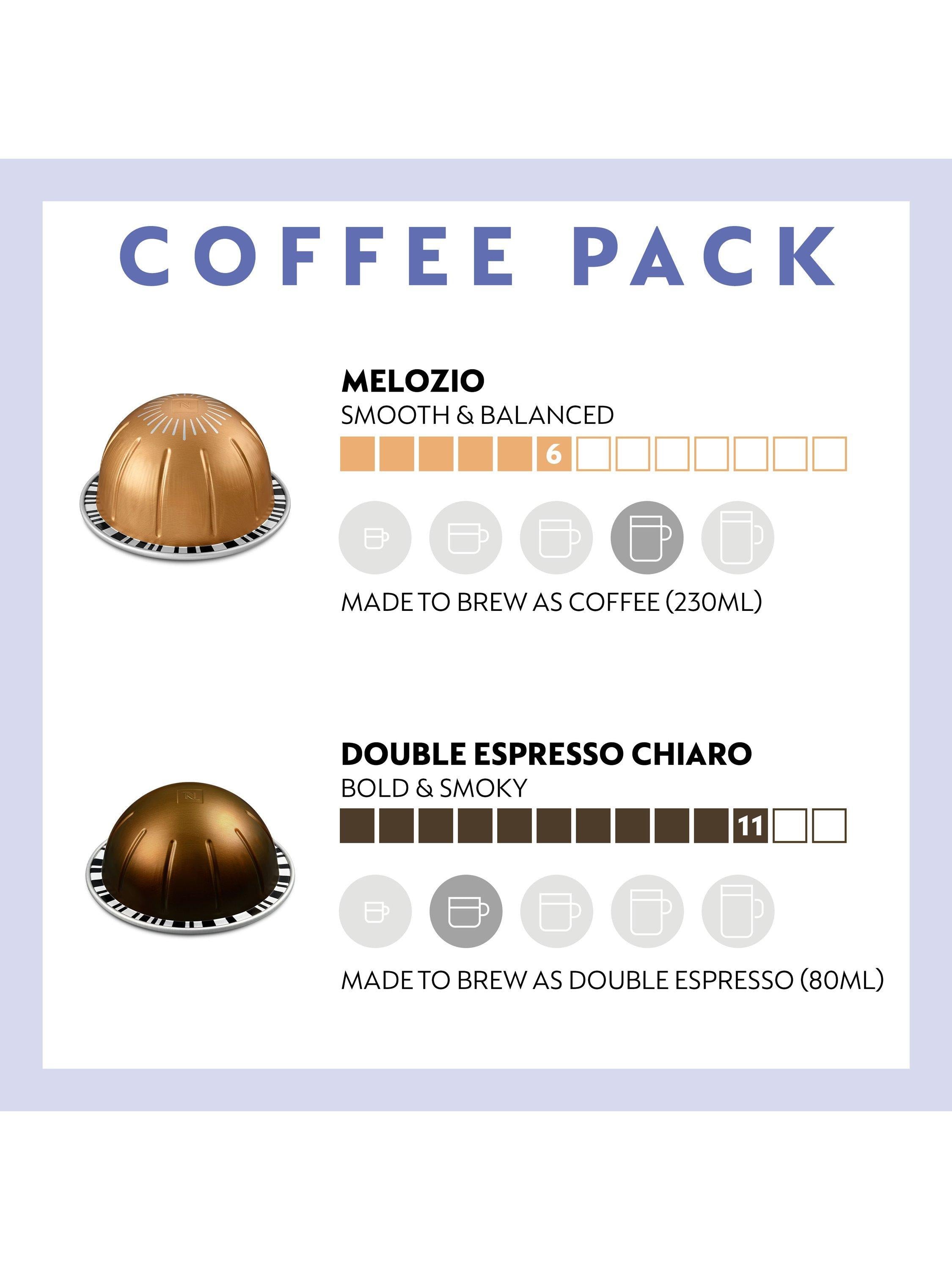 Nespresso Vertuo Pop coffee machine black, imported from the UK