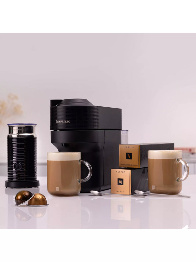 Nespresso Vertuo Pop coffee machine black, imported from the UK