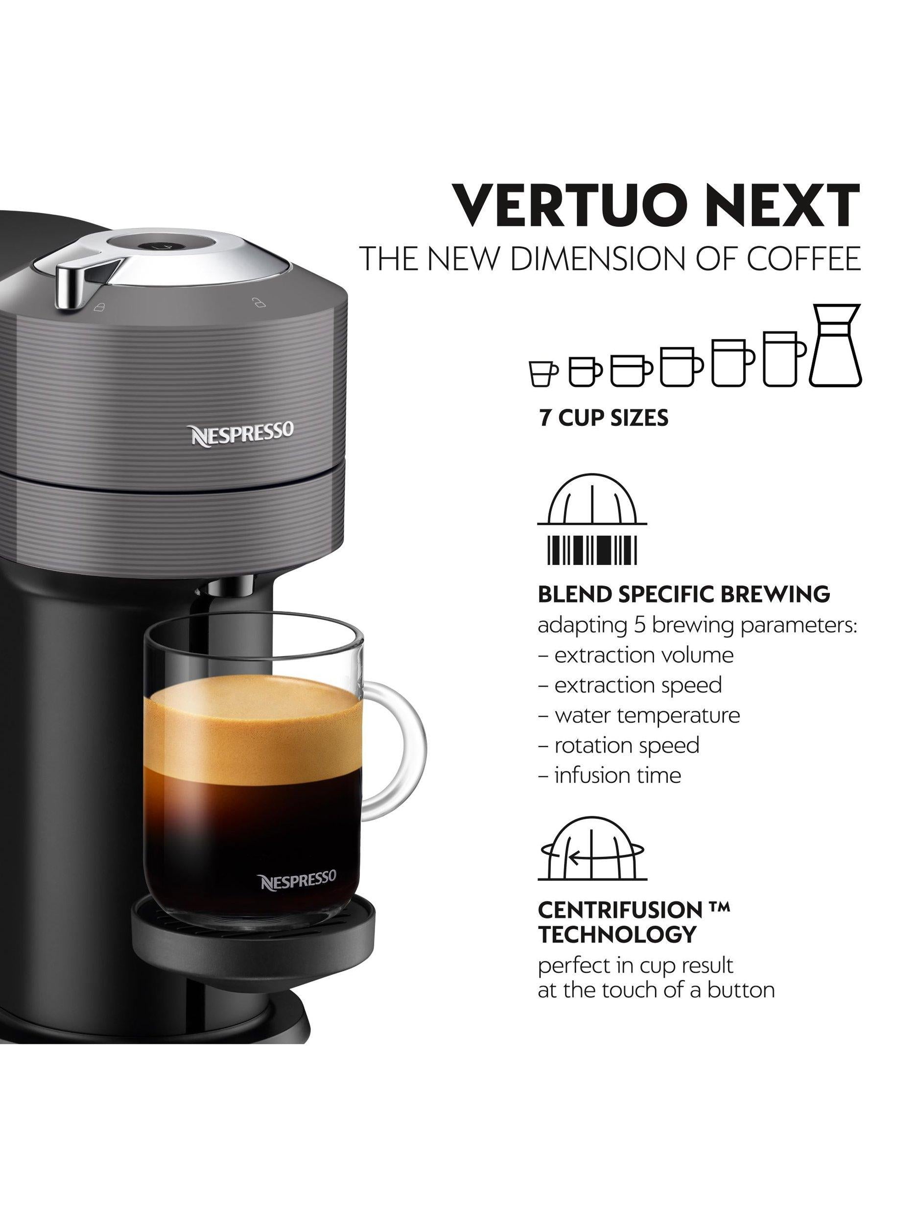 Nespresso Vertuo Next coffee pod machine, imported from the UK