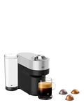 Nespresso Vertuo Pop Plus silver coffee machine - British product