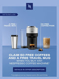Nespresso Vertuo Pop Plus silver coffee machine - British product