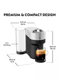 Nespresso Vertuo Pop Plus silver coffee machine - British product