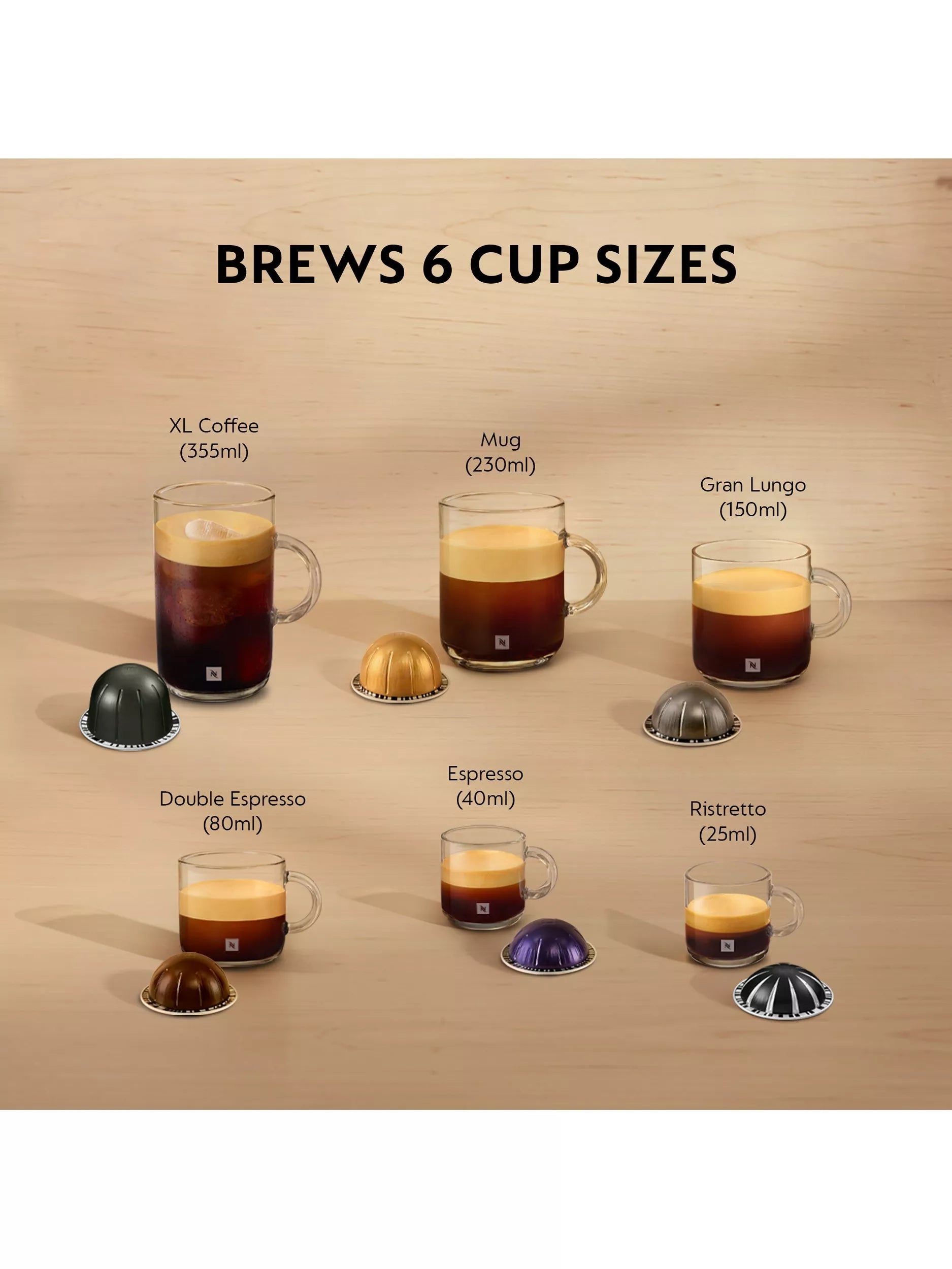 Nespresso Vertuo Pop Plus silver coffee machine - British product