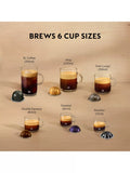 Nespresso Vertuo Pop Plus silver coffee machine - British product
