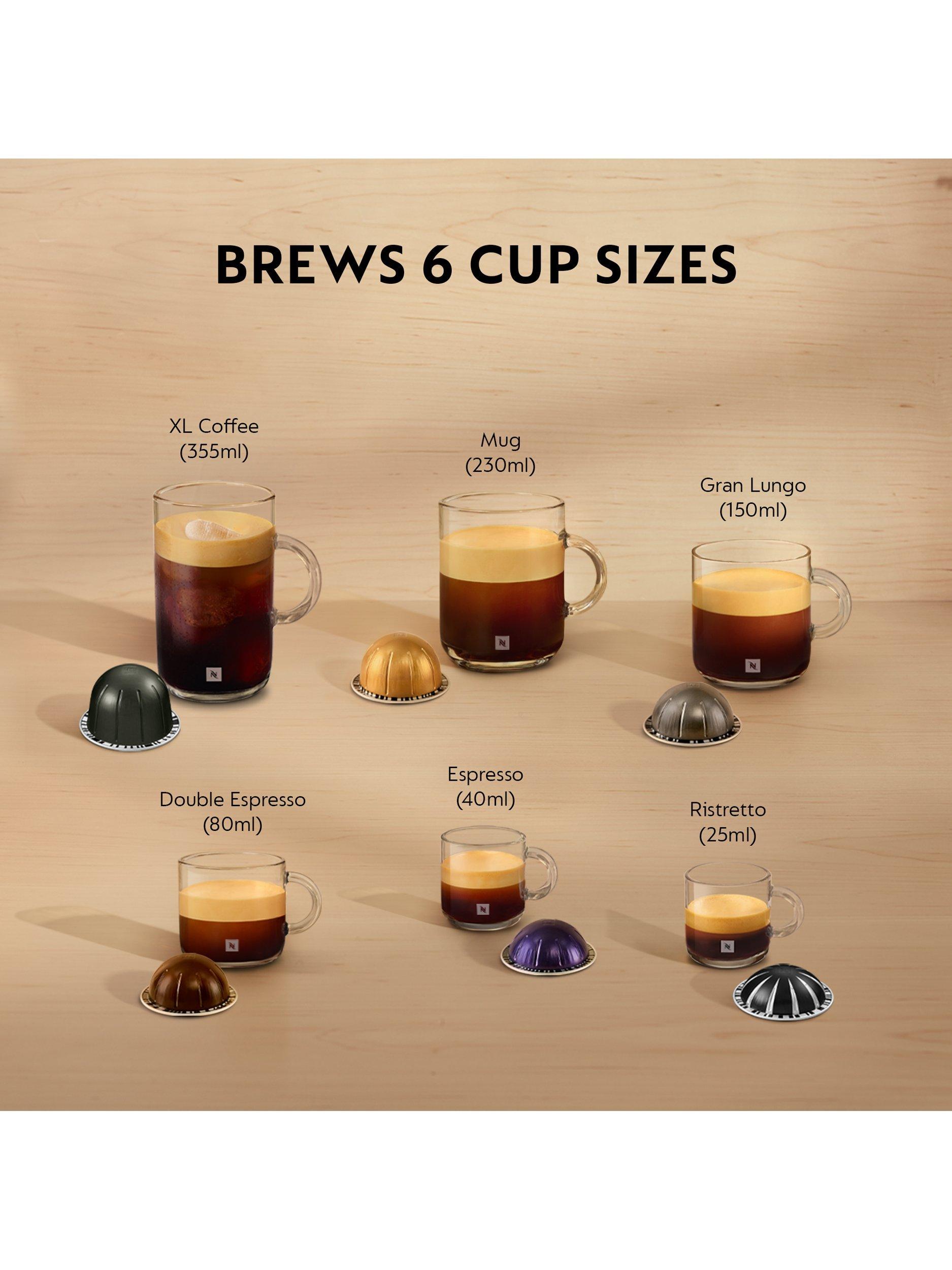 Nespresso Vertuo Pop Plus silver coffee machine - British product