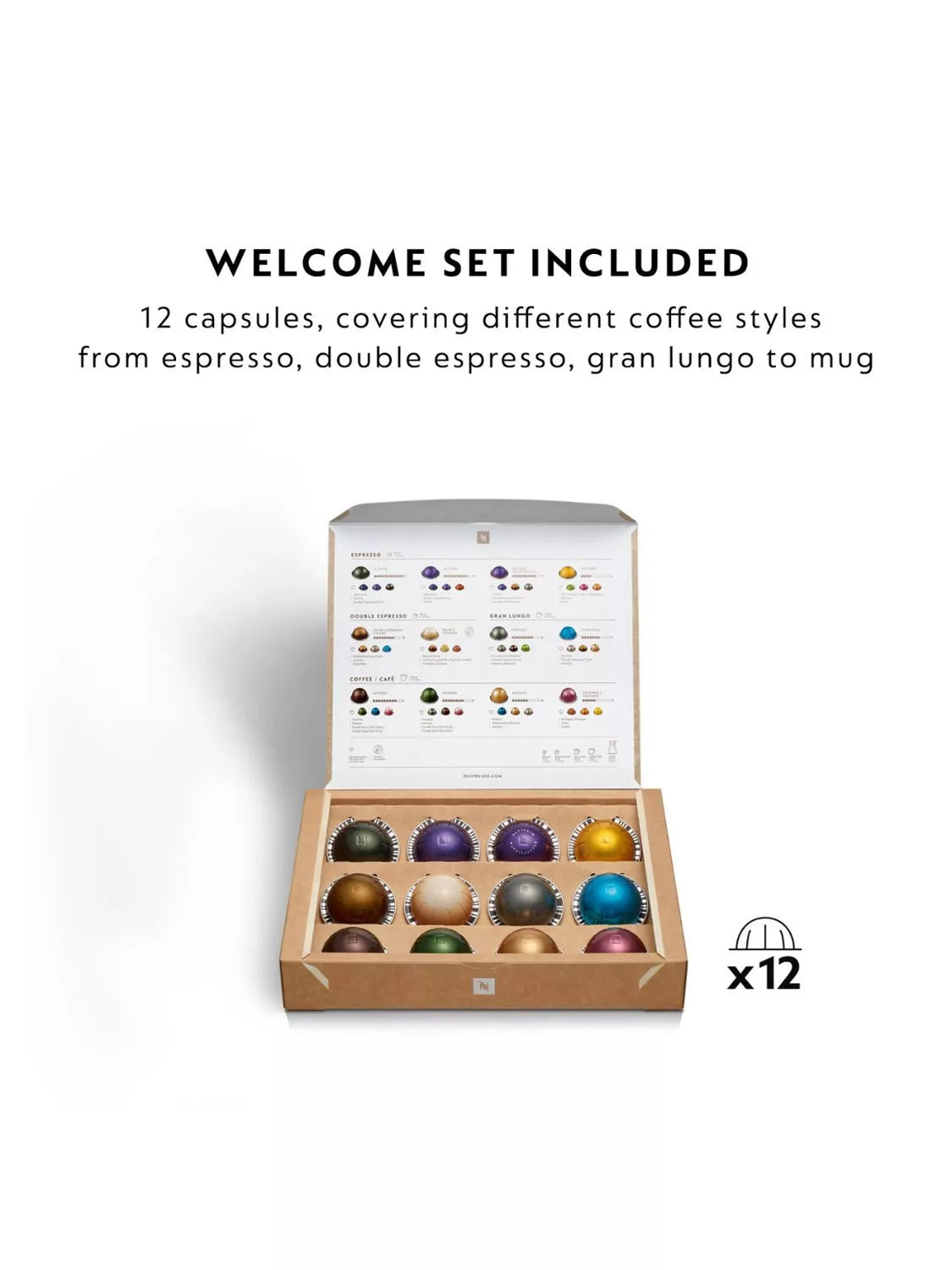 Nespresso Vertuo Pop Plus silver coffee machine - British product