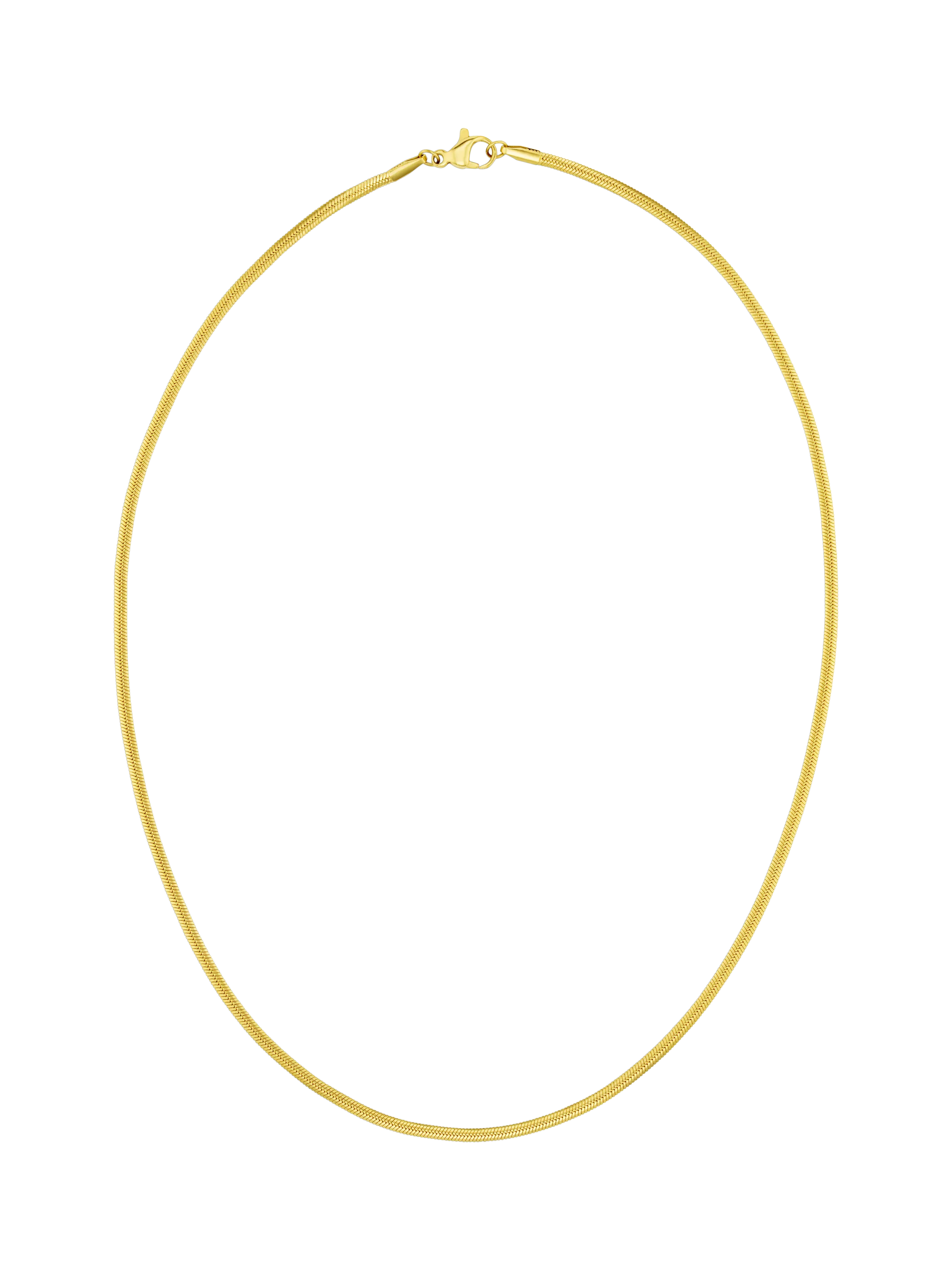 Orelia gold snake chain necklace, imported from the UK