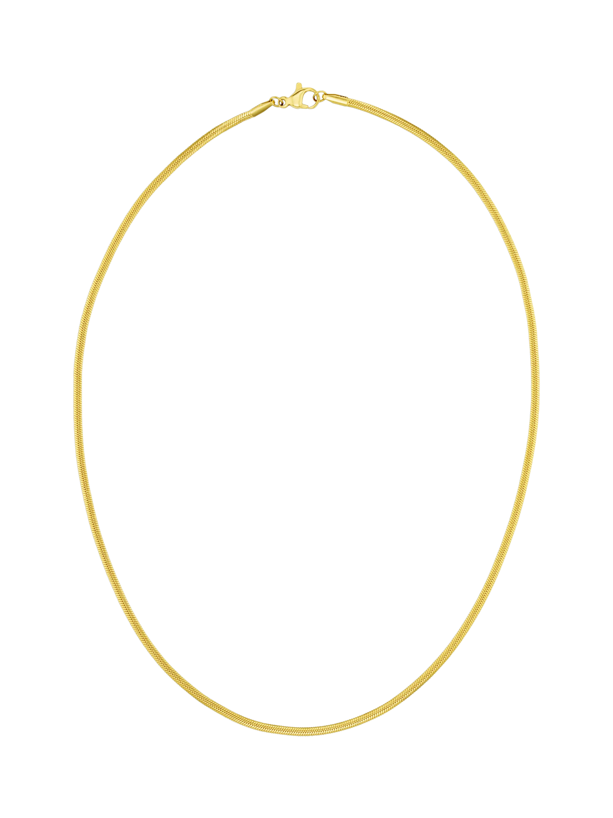 Orelia gold snake chain necklace, imported from the UK