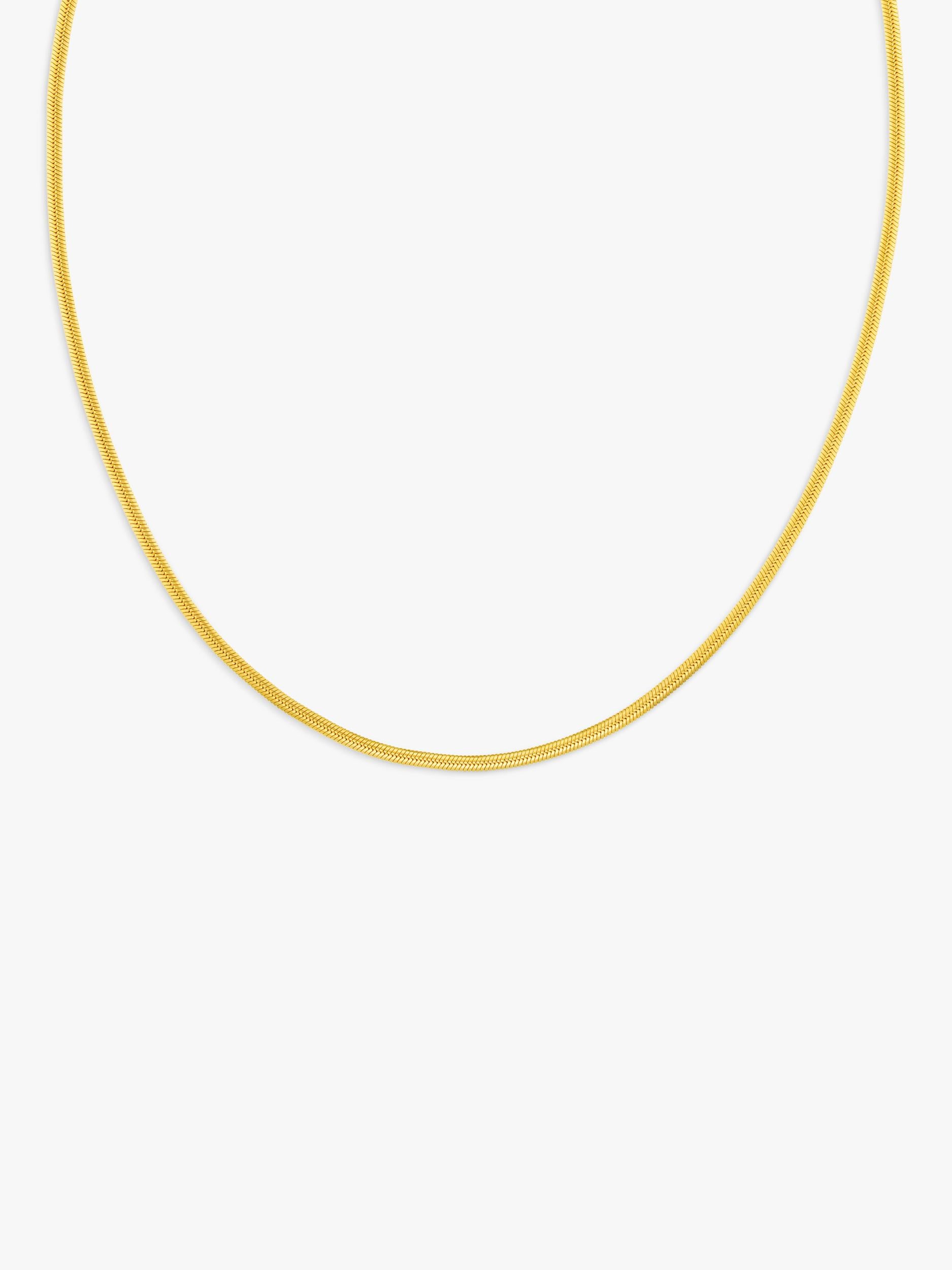 Orelia gold snake chain necklace, imported from the UK