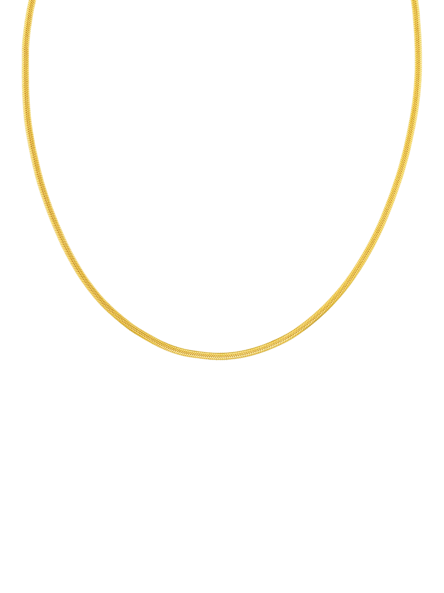 Orelia gold snake chain necklace, imported from the UK