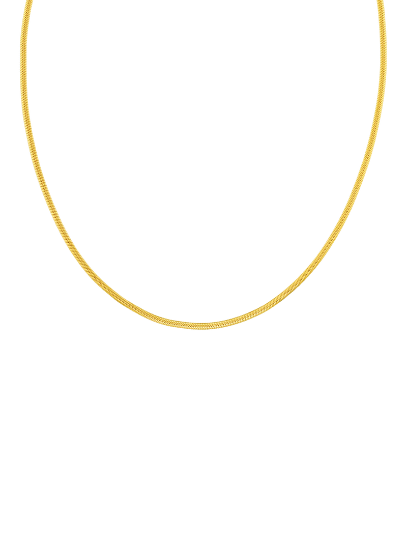 Orelia gold snake chain necklace, imported from the UK