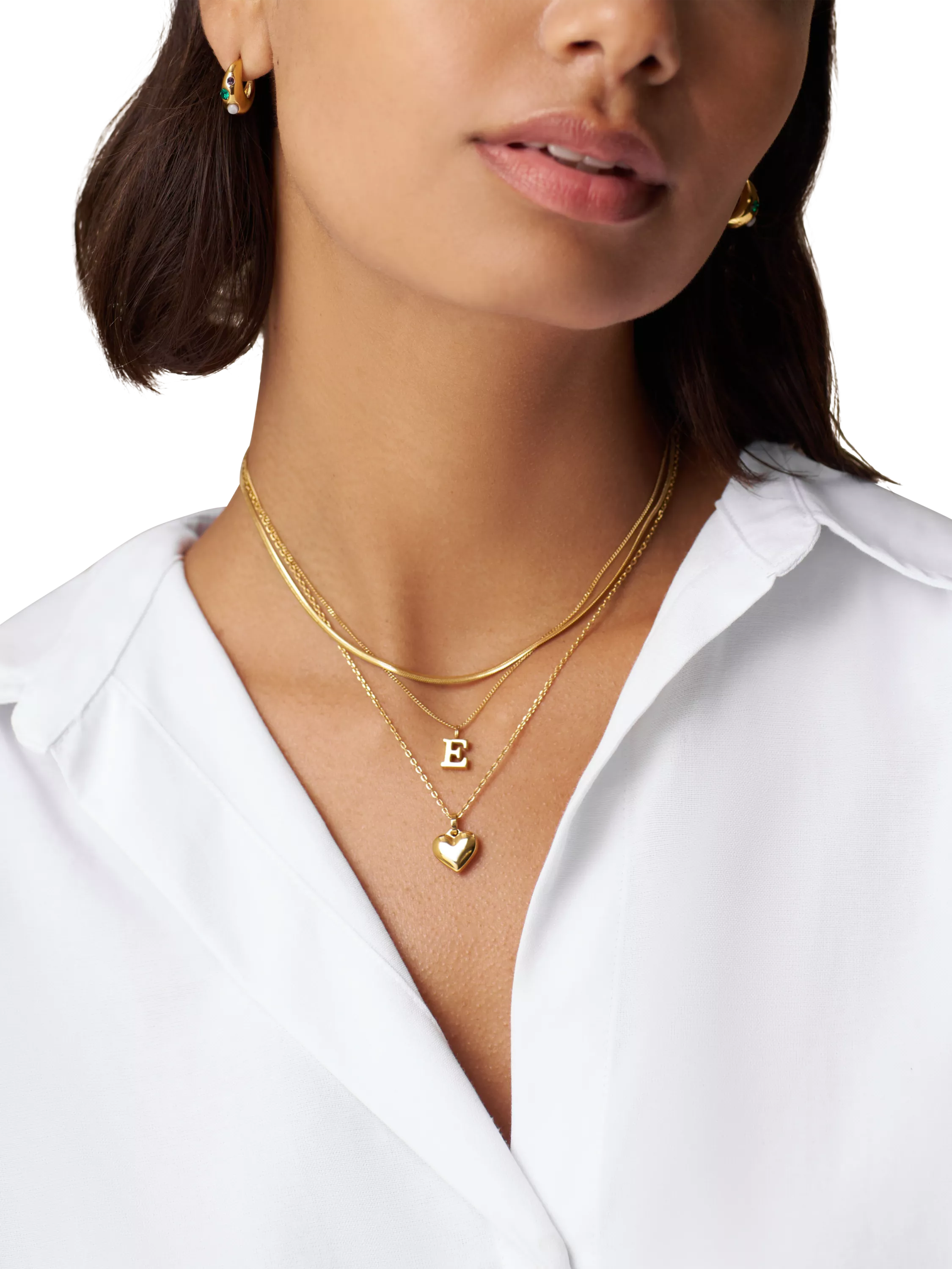 Orelia gold snake chain necklace, imported from the UK