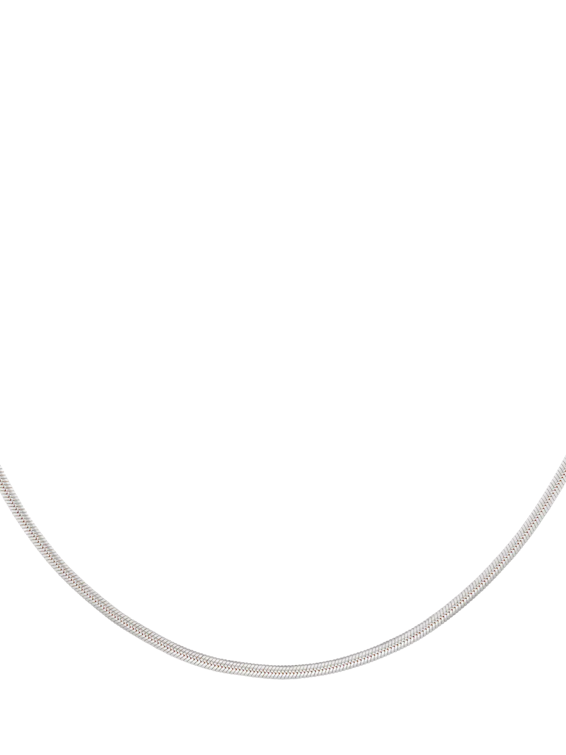 Orelia snake chain necklace silver, imported from the UK