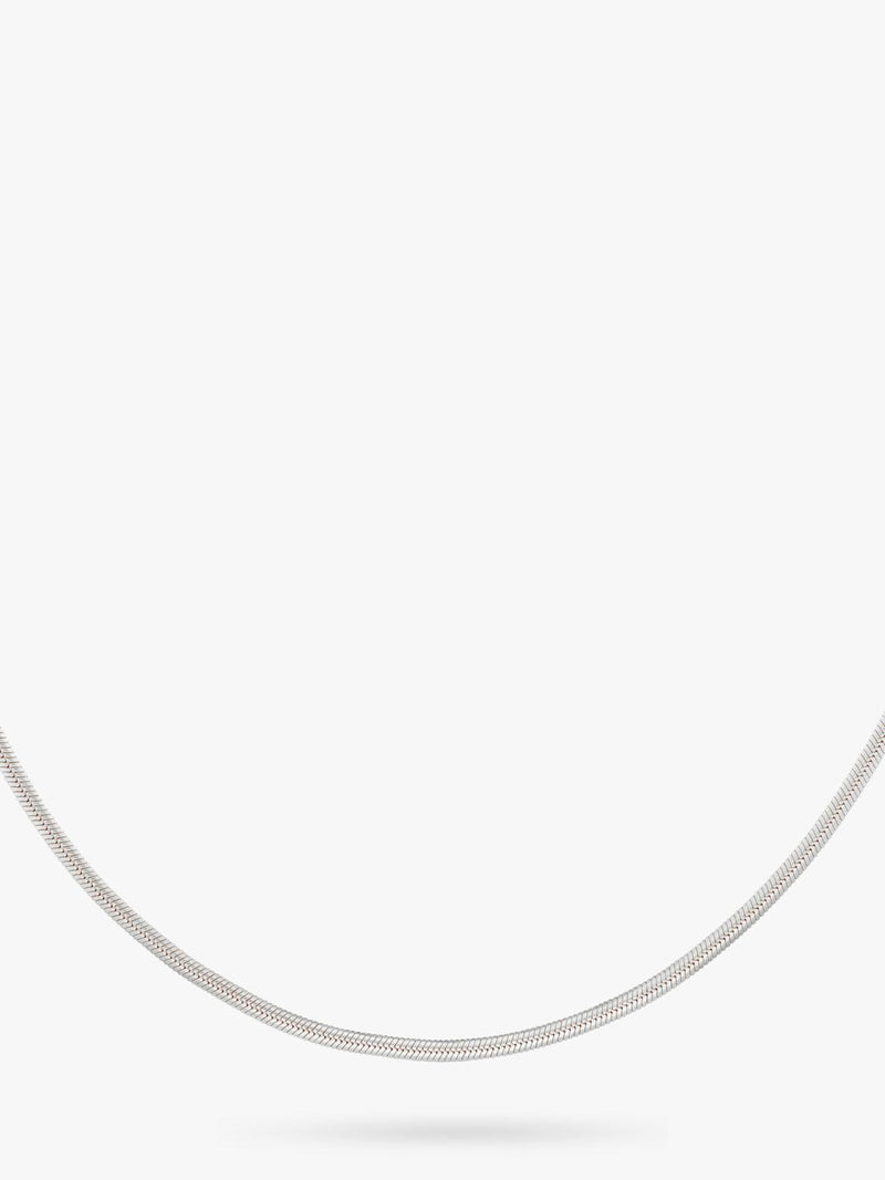Orelia snake chain necklace silver, imported from the UK