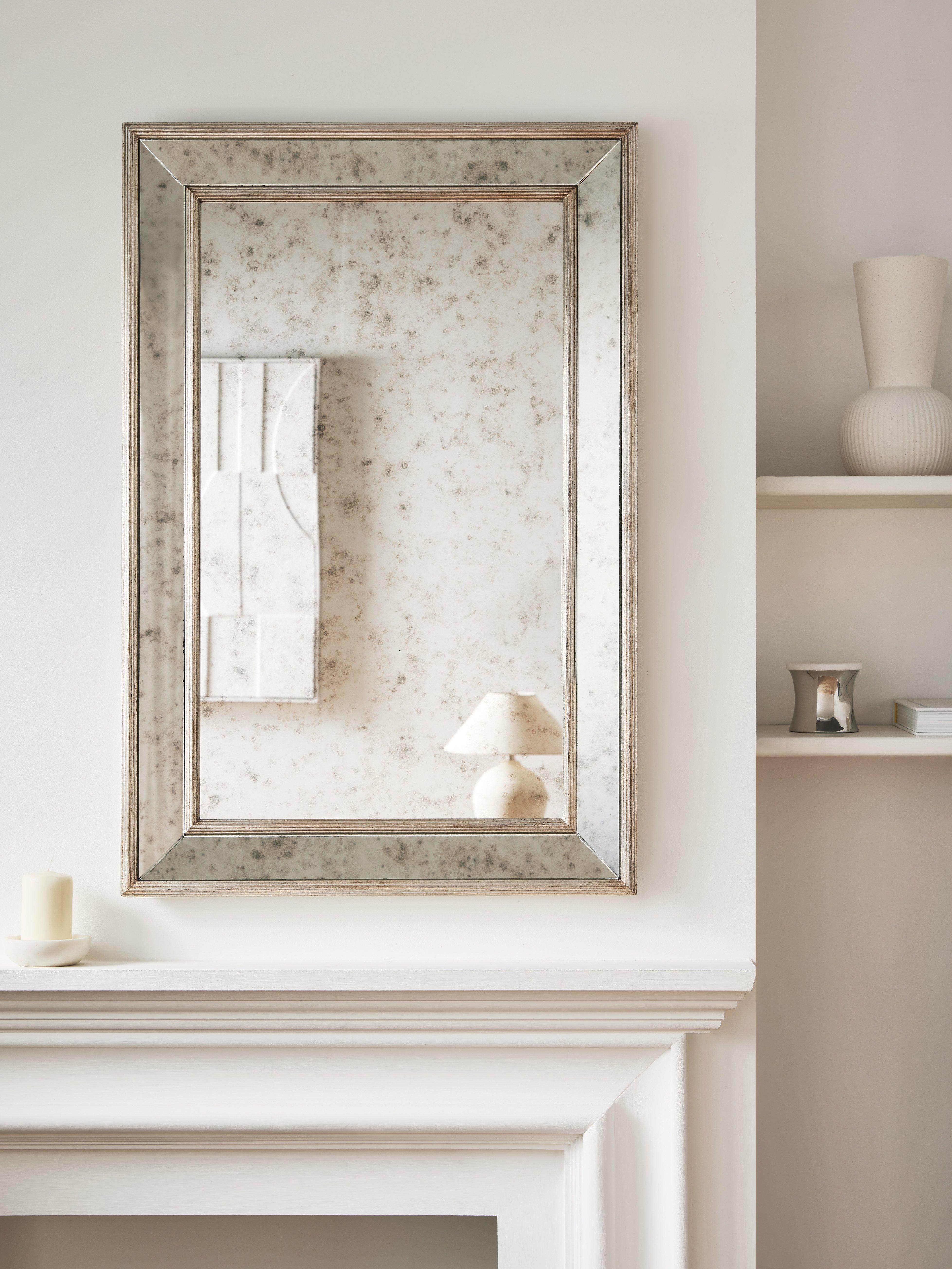 John Lewis antique bevel glass wall mirror 90x60cm, imported from the UK