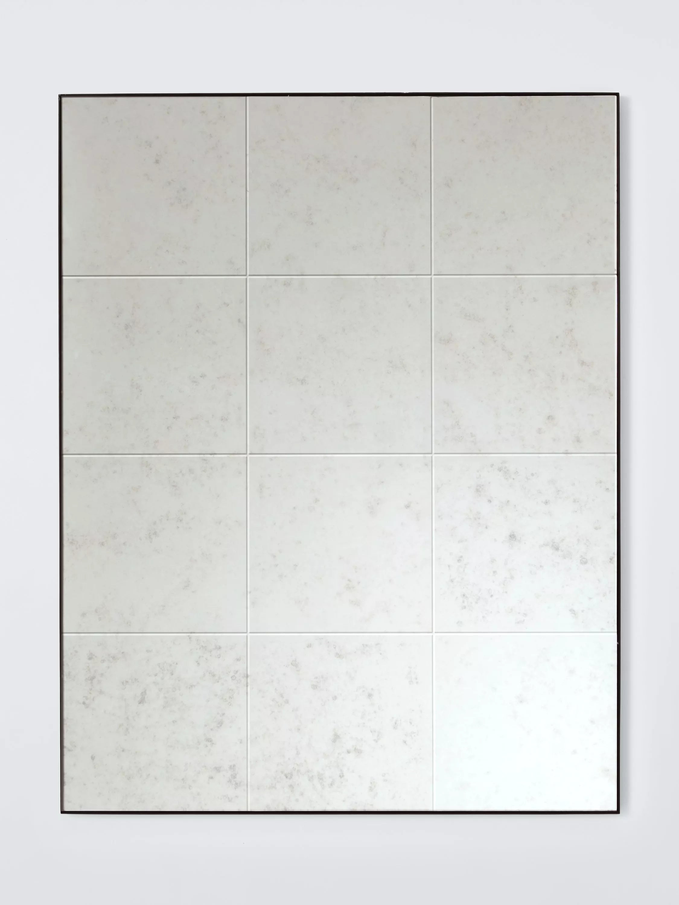 John Lewis Antique Tile Glass Rectangular Wall Mirror 90x70cm (British brand)