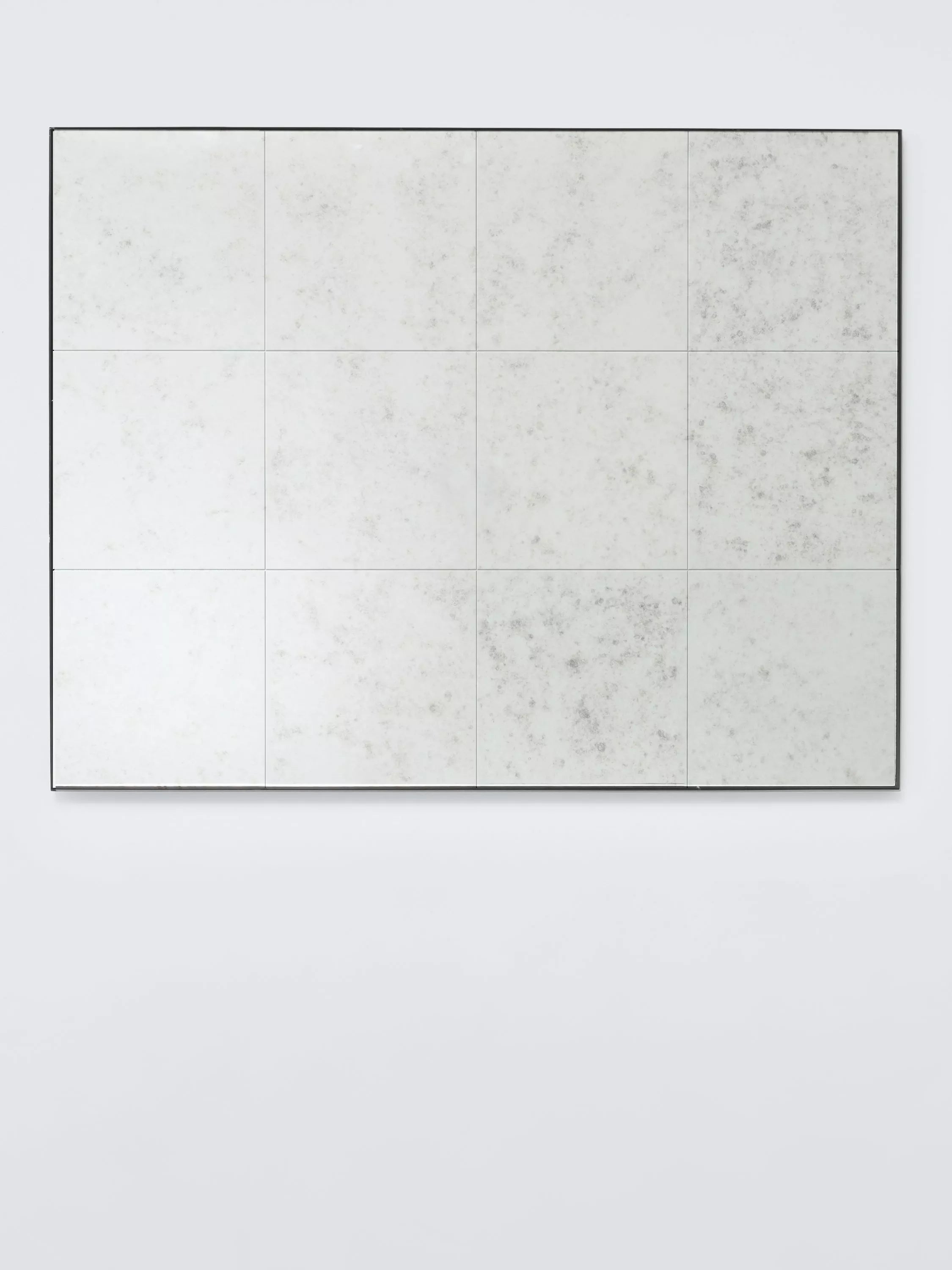 John Lewis Antique Tile Glass Rectangular Wall Mirror 90x70cm (British brand)