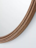 John Lewis farmhouse oval wall mirror walnut 75x55cm, UK version