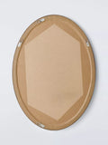 John Lewis farmhouse oval wall mirror walnut 75x55cm, UK version
