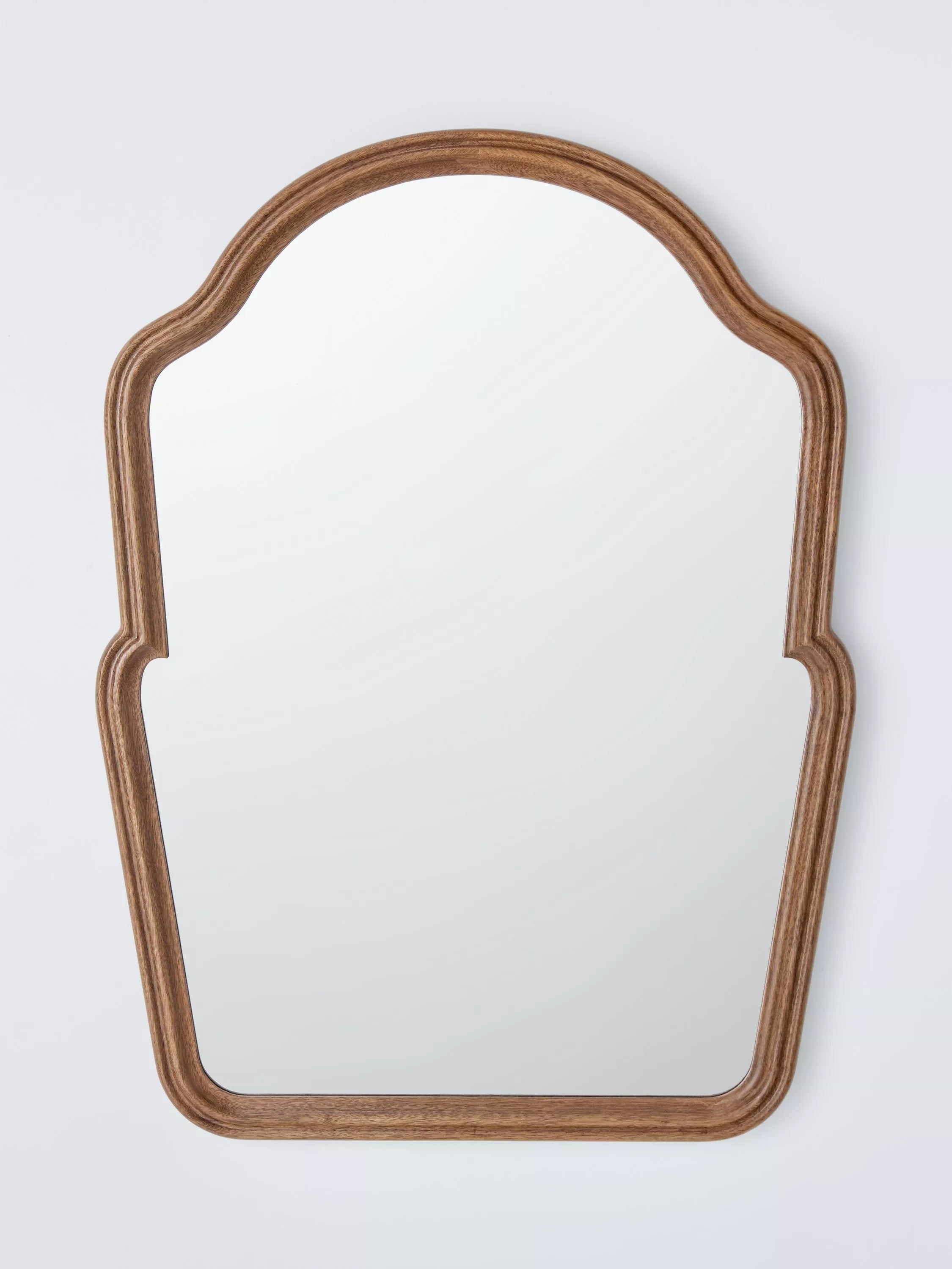 John Lewis farmhouse overmantel mirror 80x60cm walnut - British product
